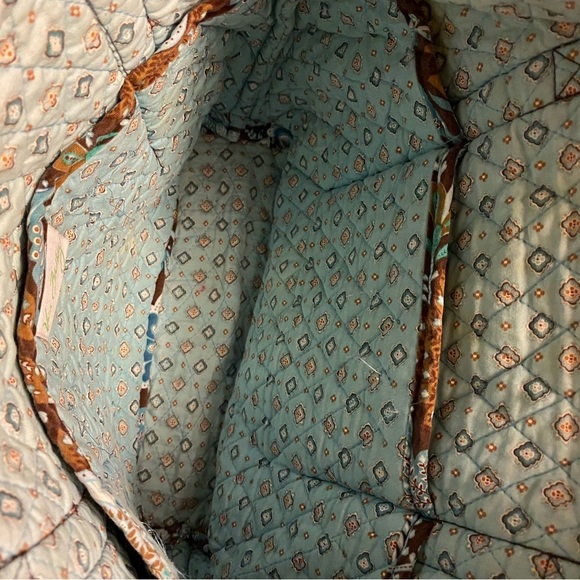 Retired Vera Bradley, Tote Bag, in Java Blue - Picture 4 of 8